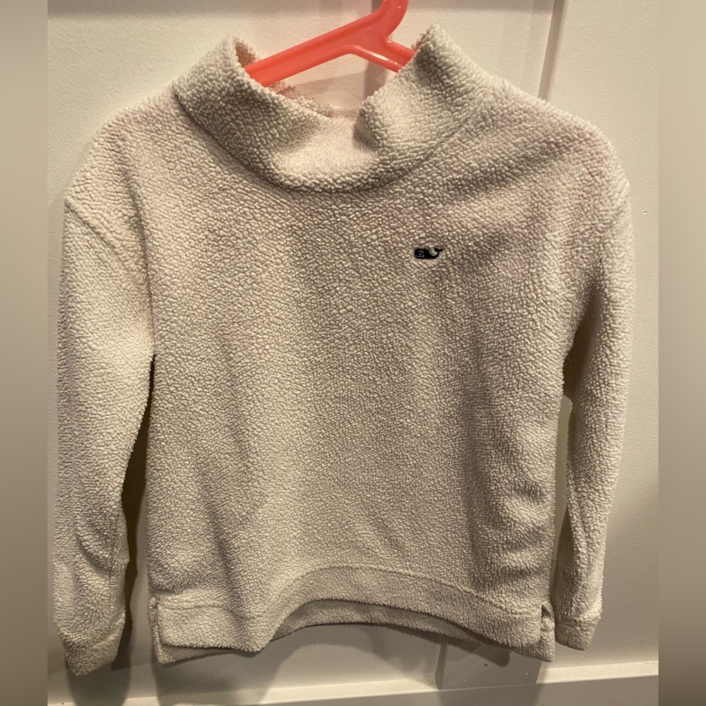 Girls vineyard vines mock neck fleece